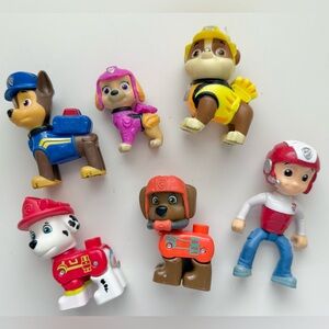 Paw Patrol-Inspired Kids Toy Figure Set - Multicolor